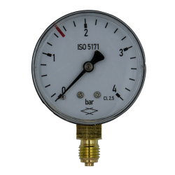 Manometr 0-4 bar / 1,5 bar...